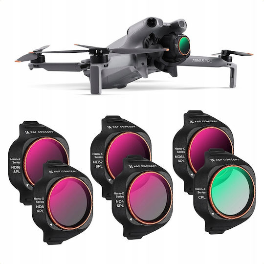 Kf 6 1 DJI Mini 5 Pro CPL + ND8 ND16 ND32 ND64 Sku.1676