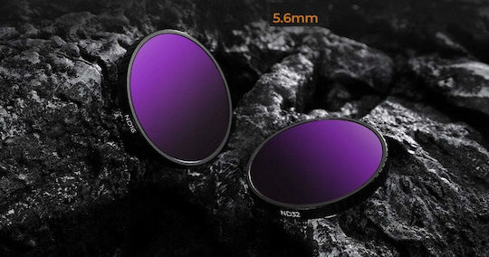 Kf Filter Set 4x CPL + Gray ND Filters ND8 ND16 ND32 DJI Osmo Action 6 K&F SKU 2709