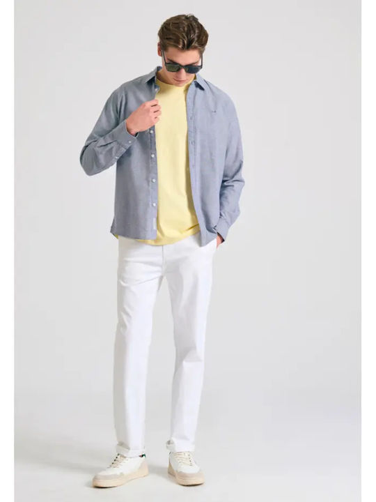 Men's Chino Elastic Regular Fit White