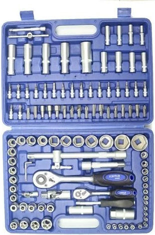 Kraft World Tools-033 Ratchet with Sockets 1\4" & 1\2" & 3\8" 94 Pieces