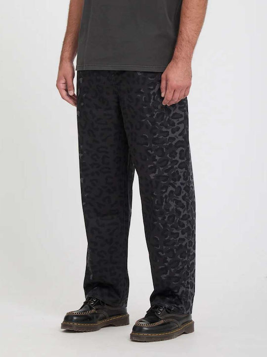 Freazy Men's Chino Trousers Loose Fit Grey