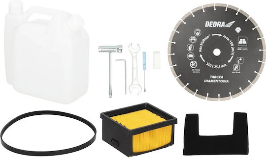 Dedra με Δίσκο Διαμέτρου 123mm και Ταχύτητα 9500rpm 3500W
