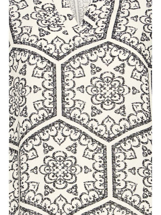 Rochie de vară tip cămașă Ecru