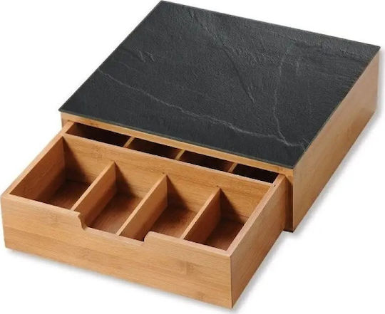Kesper Schneidebrett Glas Braun 30x31cm