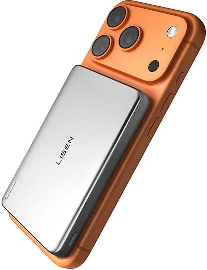 Lisen L601 Pro MagSafe Qi2 Power Bank 10000mAh 27W mit USB-C Ausgangsanschlüsse Grau