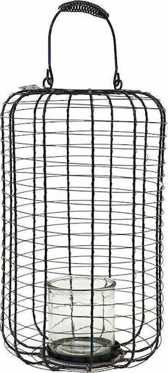 Home&Styling Collection Laterne Metallisch Schwarz 23,5x23,5cm