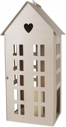 Boltze Haus Metallische Beigen Laterne 7cm