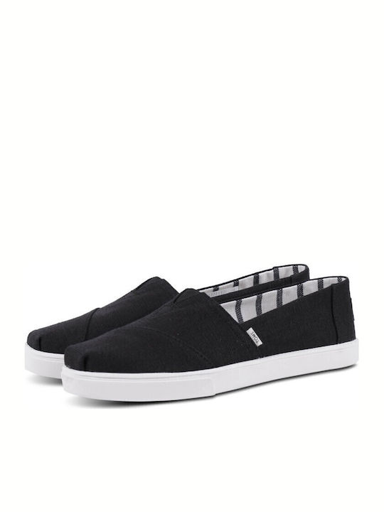 Alpargata Heritage Canvas Espadrile Dama Din Material În Culoare Neagră