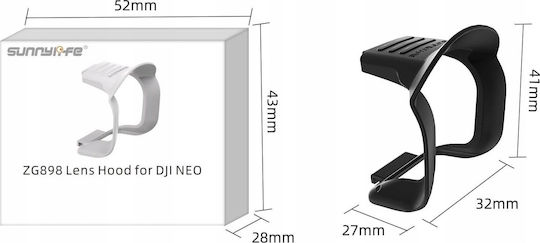 Sunnylife Sunshade Lens Cover for Drone DJI Neo ZG898