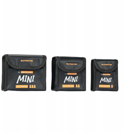 Sunnylife Fireproof Carrying Case Cover 3 X Batteries Dji Mini 5 4 3 Pro Mini 3 N5p-dc085-3