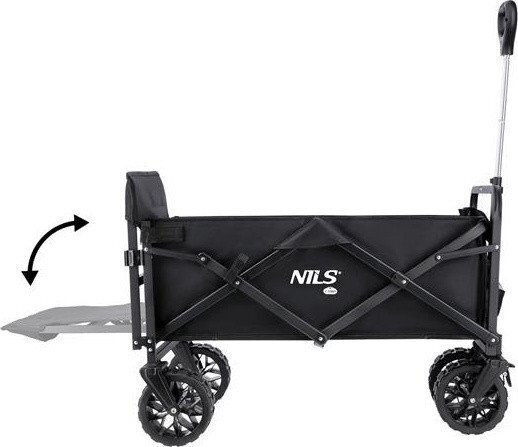 Nils Transport Trolley for Load Weight up to 100kg in Black Colour