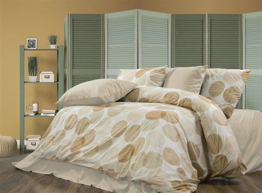 Dimcol Set Queen 4pcs 220x240cm Coralia 465 Beige