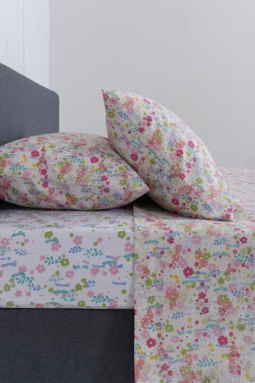 Naf Naf Summit Σετ King Size 4τμχ 240x270εκ. με Λάστιχο Yellow