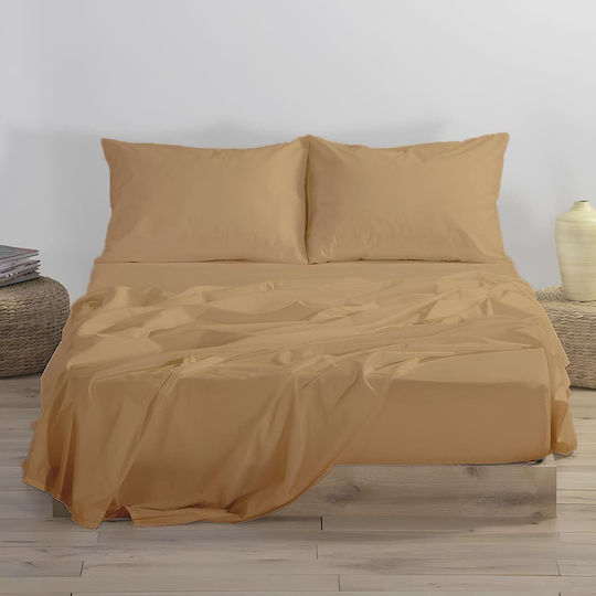 Ariete Σετ Υπέρδιπλο 2τμχ 240x260εκ. Beige Gold