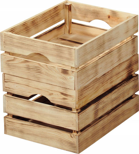 Kesper Wooden Storage Box with Lid Green 30x20cm