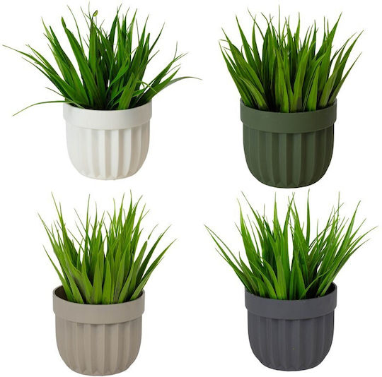 Artificial Plant in Small Pot Grass 17cm (Various Colors) Viosarp