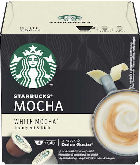 Starbucks Chocolate Capsules Compatible with Dolce Gusto Machine 12caps