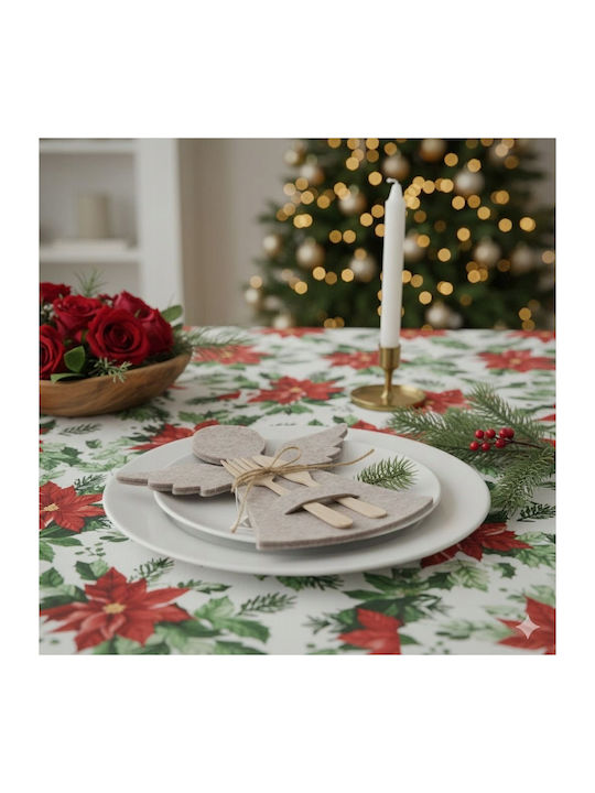 Home&Styling Collection Weihnachtliches Besteck Stoff Engel 22x20cm