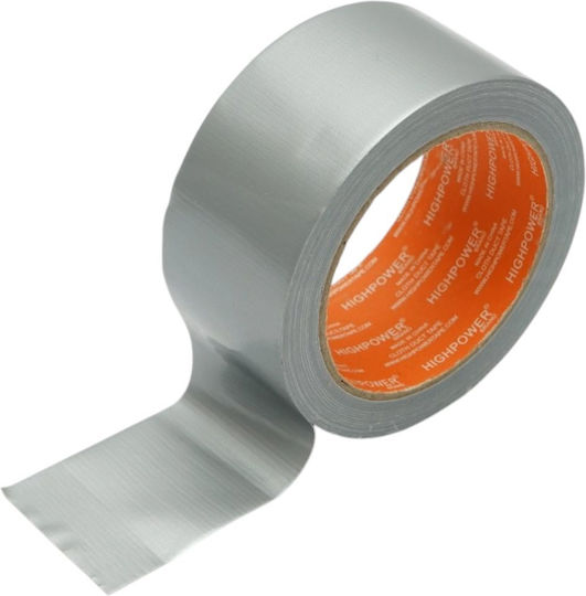 Highpower Αυτοκόλλητη Υφασμάτινη Ταινία Ασημί 20mx50mm 6426489004010