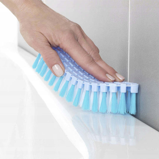 Maximex Plastic Cleaning Brushes with Handle for Multicoloured 4 Pieces