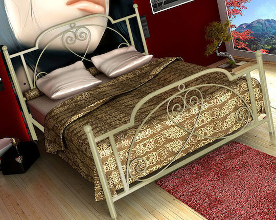 Έλλη Pat Single Potrivit Pentru Saltea 90x200cm Ecru Έλλη Pat Single Potrivit Pentru Saltea 90x200cm Ecru