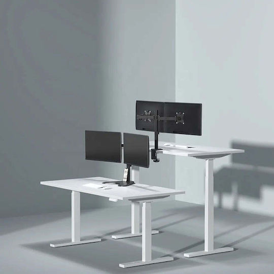 Mozos MS03 Desk Mount for 2 Screens up to 32" with Extension Arm