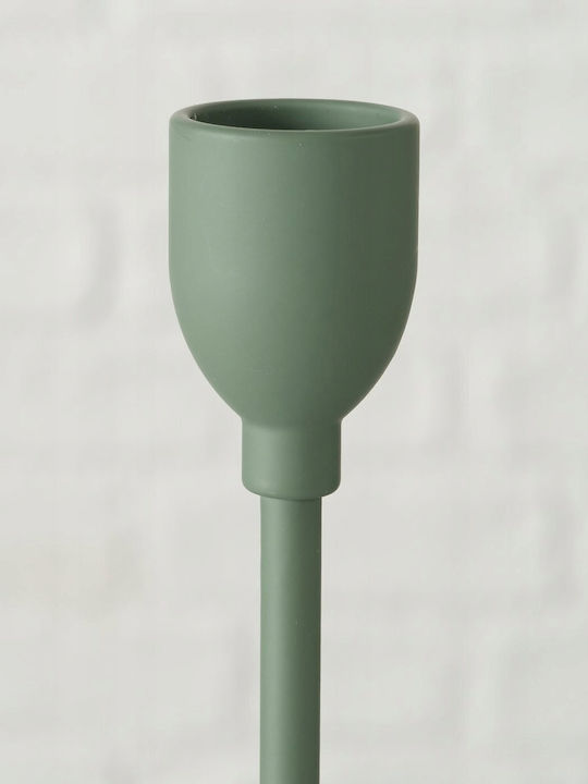 Boltze Suport De Lumânări Metalic Verde 33x33x10 Cm