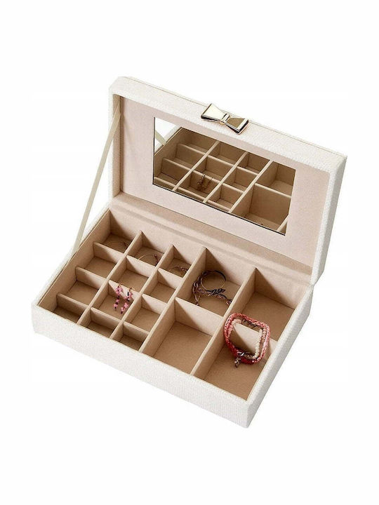 Home&Styling Collection Schmuckkästchen Beige 25x7,5x15,5cm