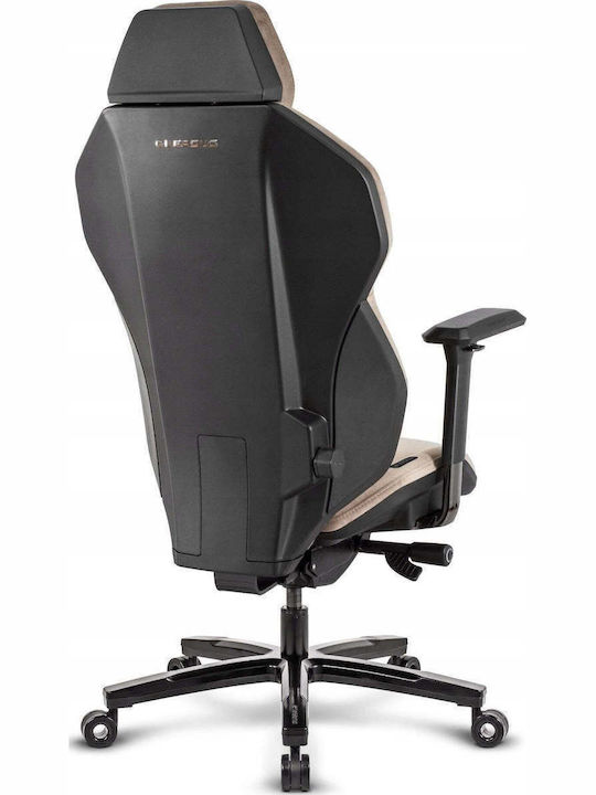 Quersus Fabric Gaming Chair with Adjustable Arms Brown