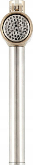 Excellent Houseware Knoblauchpresse aus Inox Edelstahl 5x15,5cm