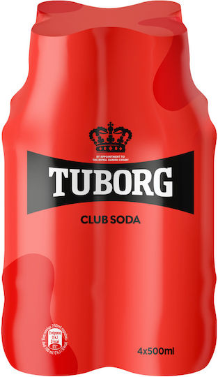Tuborg Σόδα με Ανθρακικό σε Μπουκάλι 4x500ml