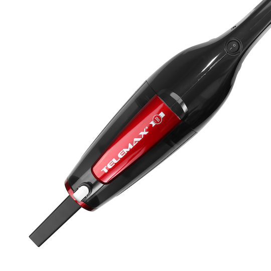 Telemax 31-0116 Електрическа Прахосмукачка 2 в 1 Stick & Ръчна 1000W Черна