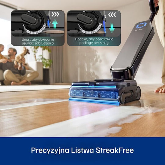 Tineco Floor One S9 Scientist Complete Акумулаторна Вертикална Прахосмукачка 25.2V Сива