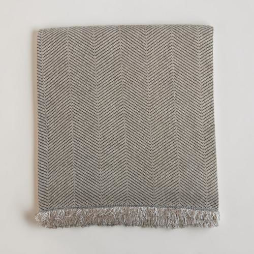 Linea Home Cod Ριχτάρι Πολυθρόνας Chenille 180x240εκ. Κρεμ