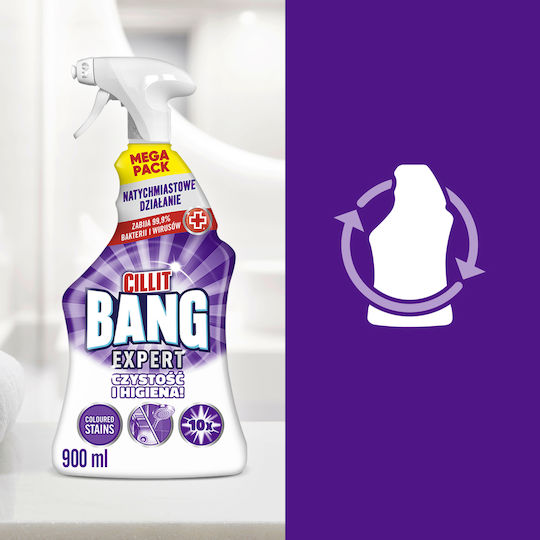 Cillit Bang Bleach & Hygiene Υγρό Καθαριστικό Κατά των Αλάτων 900ml