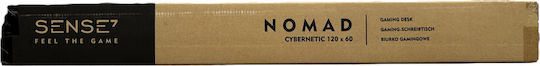Gaming Office Nomad Wooden Black 120x60cm