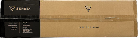 Gaming Office Nomad Wooden Black 120x60cm