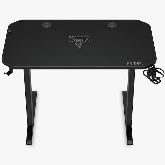 Γραφείο Gaming Nomad Ξύλινο Μαύρο 120x60x75εκ.