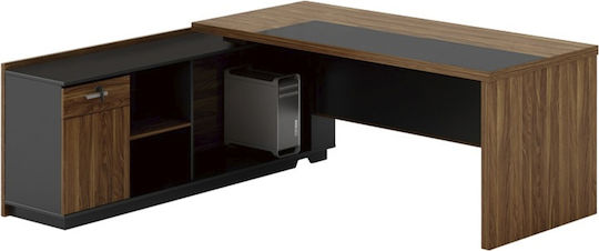 Besprechungstisch Oscar Holz Walnut-carbonate 220x180x76cm
