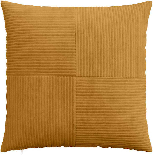 vidaXL Калъф За Възглавница Almelo Жълт 55x55см
