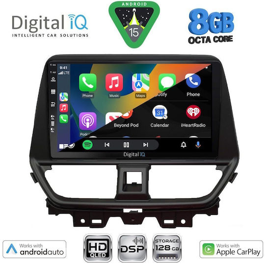 Digital IQ Car Audio System for Suzuki Baleno 2022-2026 Bluetooth USB WiFi GPS Apple CarPlay Android Auto with 9" Touch Screen