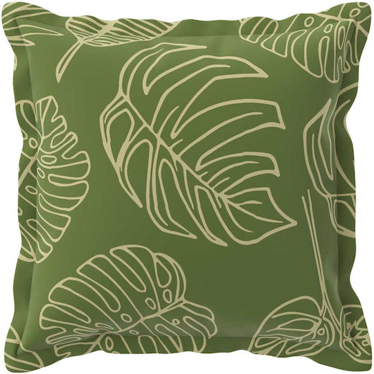 vidaXL vidaXL Decorative Pillow Case Houten Leaf 45x45cm