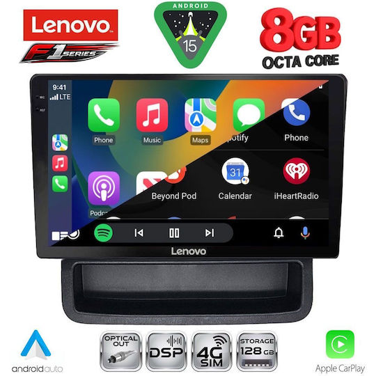 Lenovo Автомобилна Аудио Система За Opel Vivaro Renault Trafic Nissan Primastar 2004-2015 (Bluetooth/USB/WiFi/GPS/Apple CarPlay/Android Auto) С Touch Screen 10"