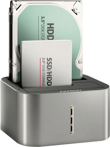 Axagon Adsa-dc Stație de andocare Superfast USB-C Dual HDD