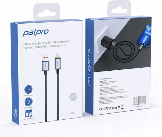 Palpro Usb-a Lightning Cable Fast Charging Apple Iphone 12 13 14 1m