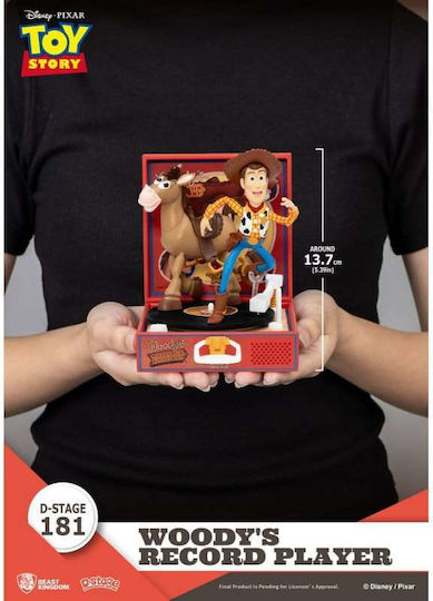 Toy Story Record Player Series Sammelbare Figuren PVC Woody's Record Player Mit 13cm Höhe
