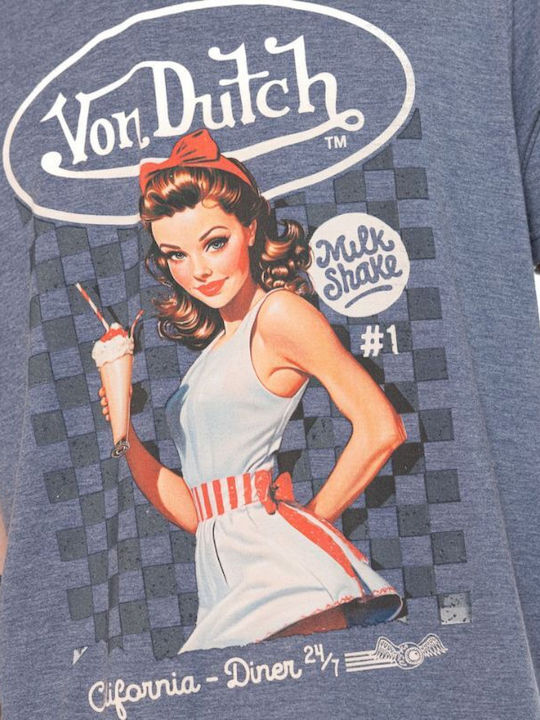 Von Dutch T-shirt Μπλε