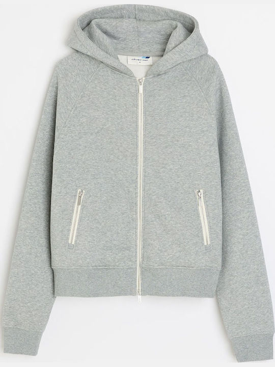 Kitis Long Women's Sweatshirt Hooded Grey