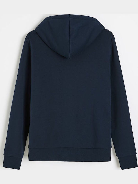 Basezip S261 Ζακέτα με Κουκούλα Μωβ