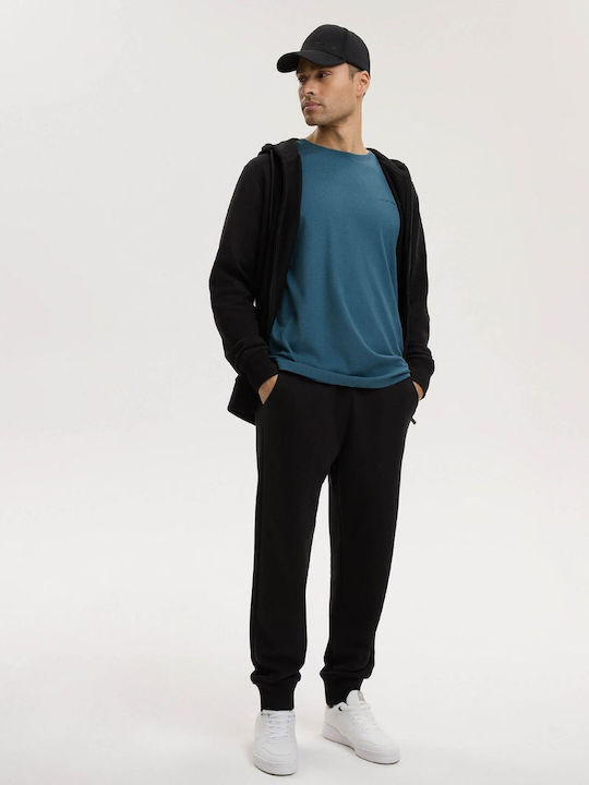 Basezip S261 Sweatshirt für Herren mit Kapuze Schwarz